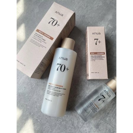 سرم آبرسان و تقویت‌کننده سد دفاعی برنج و سراماید آنوا Anua 7 Rice Ceramide Hydrating Barrier Serum