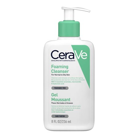 فوم شستشوی صورت سراوی مخصوص پوست نرمال تا چرب Cerave Foaming Cleanser For Normal To Oily Skin 236ml