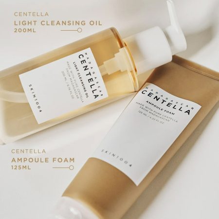 پک دوتایی شوینده روغنی و فوم آمپولی سنتلا ماداگاسکار اسکین 1004 SKIN1004 Madagascar Centella Double Cleansing Duo