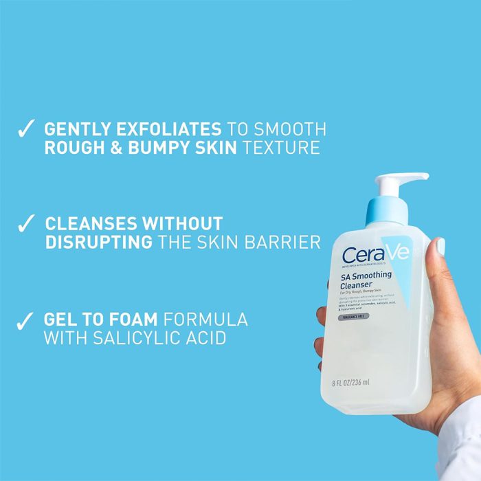 ژل شستشوی سالیسیلیک اسید سراوی CeraVe SA Smoothing Cleanser