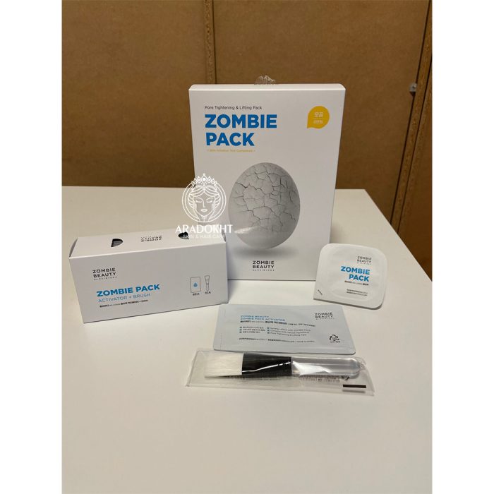 کیت ماسک و فعال کننده جوانساز و ضد چروک زامبی اسکین 1004 SKIN1004 ZOMBIE BEAUTY by Zombie Pack & Activator Kit