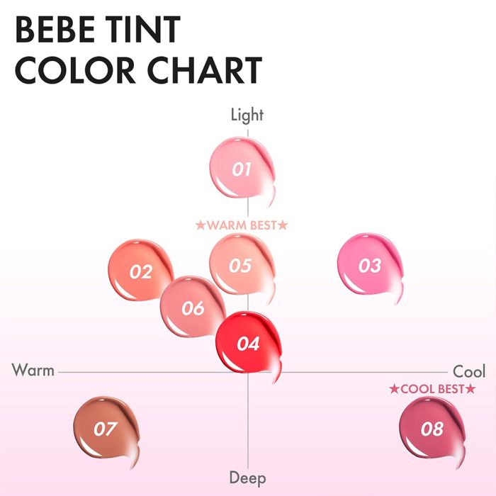 تینت لب براق آموس AMUSE BEBE TINT