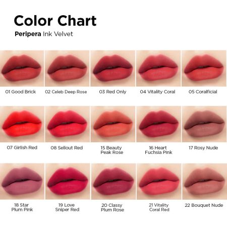 تینت لب مخملی پریپرا Peripera Ink Velvet Lip Tint