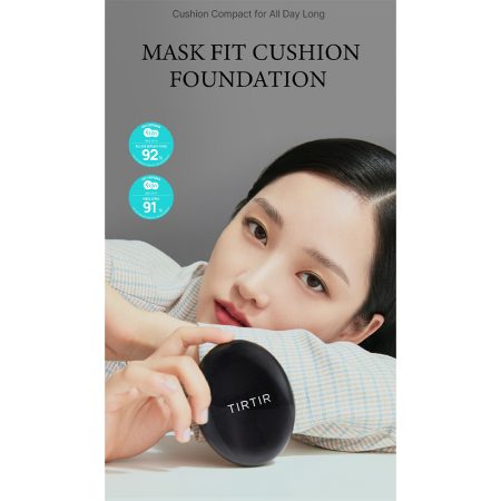 کوشن مشکی تیر تیر TIRTIR Mask Fit Black Cushion Foundation