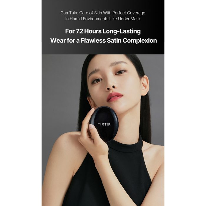 کوشن مشکی تیر تیر TIRTIR Mask Fit Black Cushion Foundation