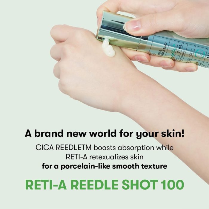 اسنس ترمیم کننده و ضد چروک رتینول ریدل شات 100 وی تی کازمتیک VT Cosmetics Reti-A Reedle Shot 100