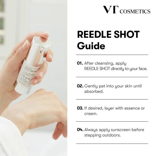اسنس تقویت کننده و تسکین دهنده ریدل شات 100 وی تی کازمتیک VT COSMETICS CICA Reedle Shot 100 Essence