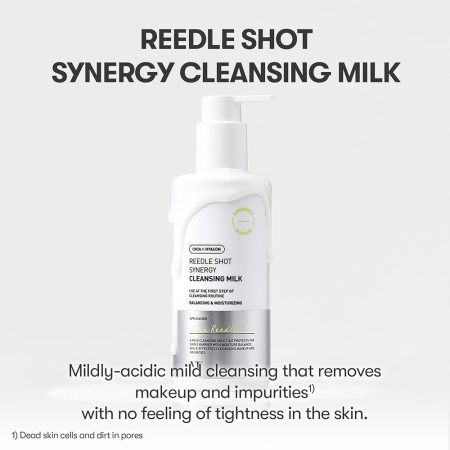 شوینده کرمی مرطوب کننده و ترمیم کننده ریدل شات وی تی کازمتیک VT Cosmetics Reedle Shot Synergy Cleansing Milk