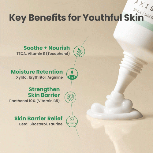 کرم ترمیم و مرطوب کننده پنتنول 10 درصد اکسیس وای axis-y panthenol 10 skin smoothing shield cream