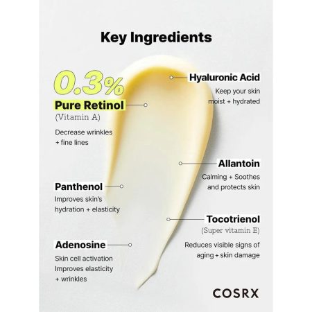 کرم ضد چروک رتینول 0.3 کوزارکس Cosrx The Retinol 0.3 Cream