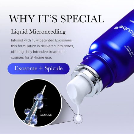 آمپول اگزوزوم‌ شات 7500 مدی کیوب لایه بردار، کنترل منافذ و ضد جوش Medicube One Day Exosome Shot Pore Ampoule 7500