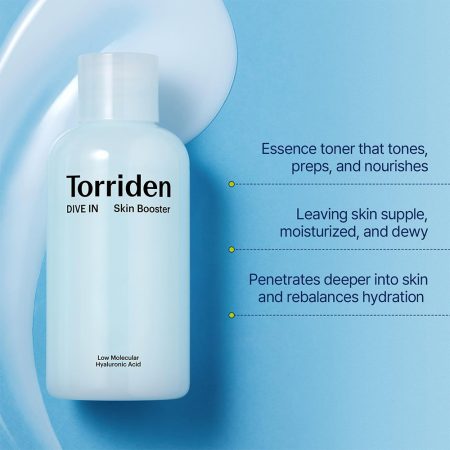 بوستر آبرسان هیالورونیک اسید توریدن TORRIDEN Dive-In Low Molecular Hyaluronic Acid Skin Booster