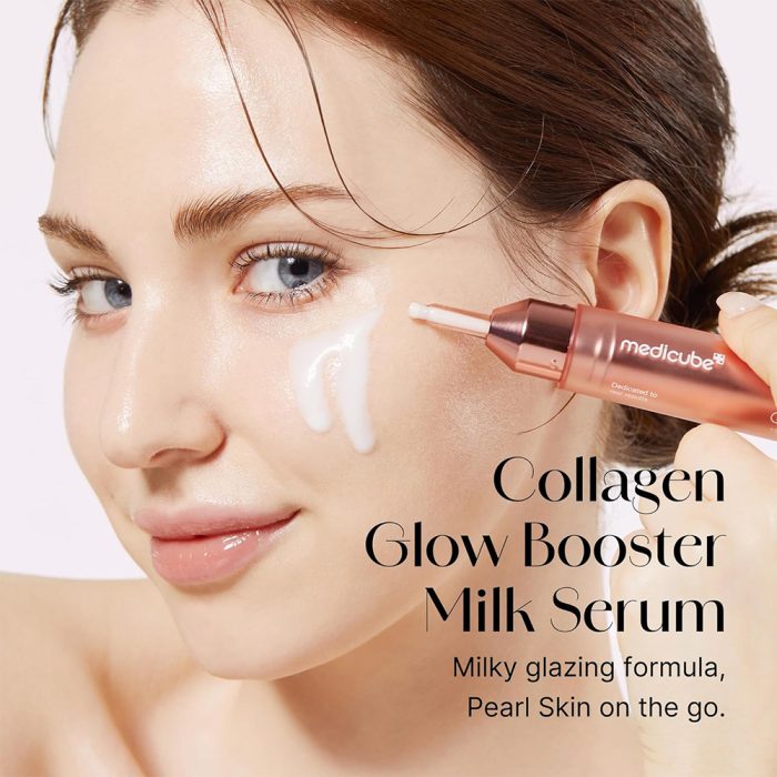 بوستر سرم درخشان کننده کلاژن مدی کیوب Medicube Collagen Glow Booster Milk Serum