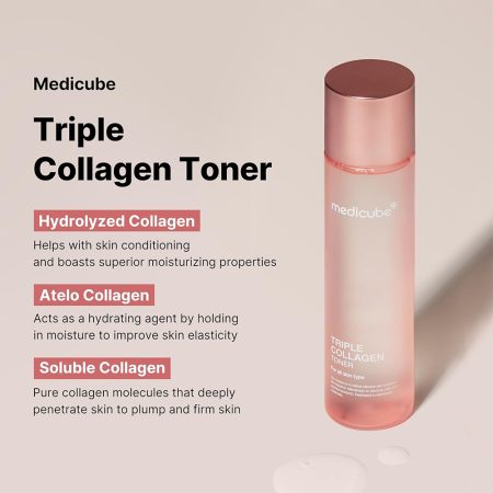 تونر جوانساز کمپلکس کلاژن مدی کیوب Medicube Triple Collagen Toner