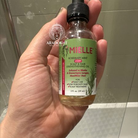 روغن نعناع و رزماری مدل لایت میله اورگانیک تقویت کننده و ضد ریزش مو Mielle Organics Rosemary Mint Light Scalp & Hair Strengthening Oil