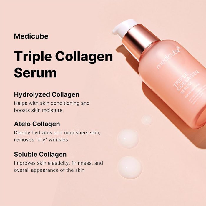 سرم جوانساز کمپلکس کلاژن مدی کیوب Medicube Triple Collagen Serum