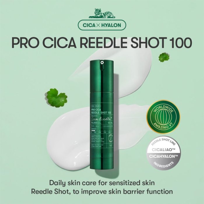 سرم پرو سیکا ریدل شات 100 وی تی کازمتیک VT Cosmetics Pro Cica Reedle Shot 100