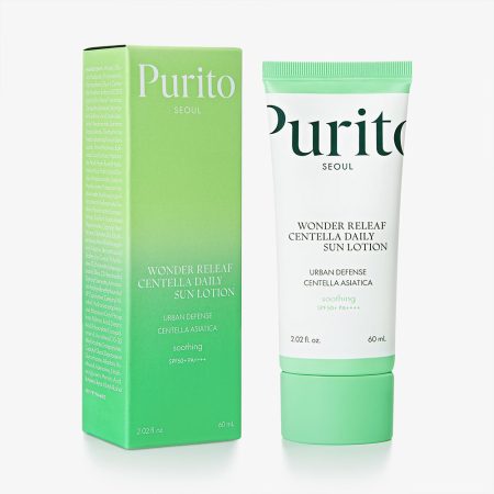 ضد آفتاب تسکین دهنده و مرطوب کننده سنتلا پیوریتو PURITO Wonder Releaf Centella Daily Sun Lotion