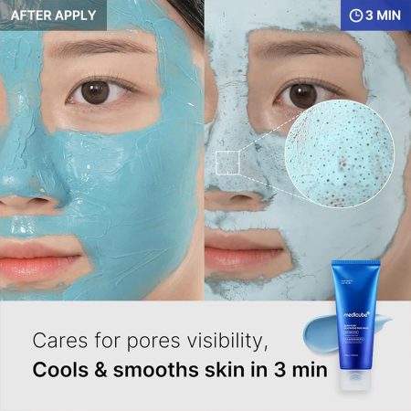 ماسک کنترل منافذ و ضدجوش سرسیاه مدی کیوب Medicube Zero Pore Blackhead Mud Mask