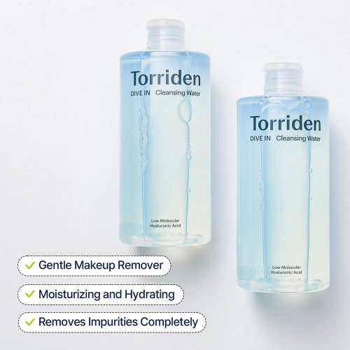 میسلار واتر آبرسان هیالورونیک اسید توریدن Torriden Dive In Low Molecular Hyaluronic Acid Cleansing Water