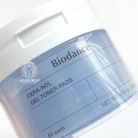 پد تونر ژلی هیالورونیک بایودنس Biodance Cera-nol Gel Toner Pads