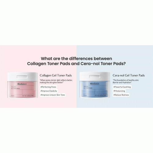 پد تونر ژلی کلاژن بایودنس آبرسان و جوانساز پوست Biodance Collagen Gel Toner Pads