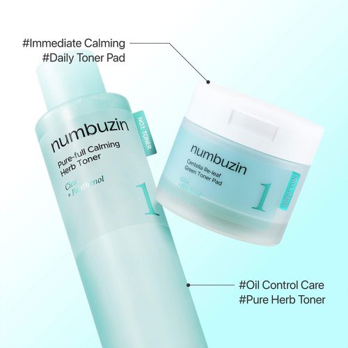 تونر شماره 1 نامبوزین تسکین دهنده پوست Numbuzin No.1 Pure-full Calming Herb Toner