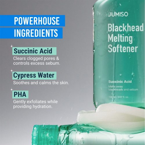 ست کنترل منافذ و ضد جوش جومیسو JUMISO Blackhead Melting Softener & Cotton Pad Set