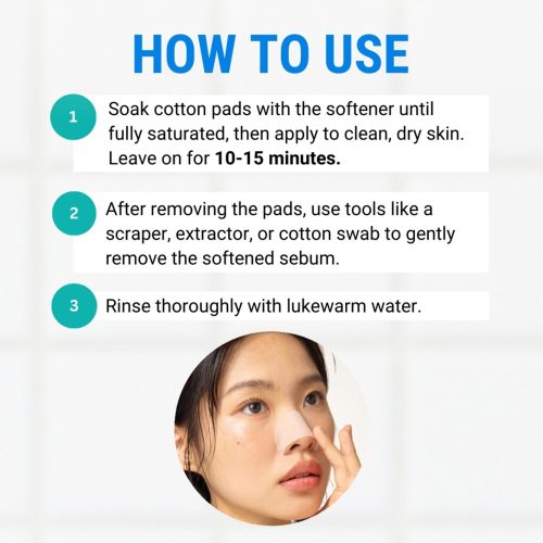 ست کنترل منافذ و ضد جوش جومیسو JUMISO Blackhead Melting Softener & Cotton Pad Set