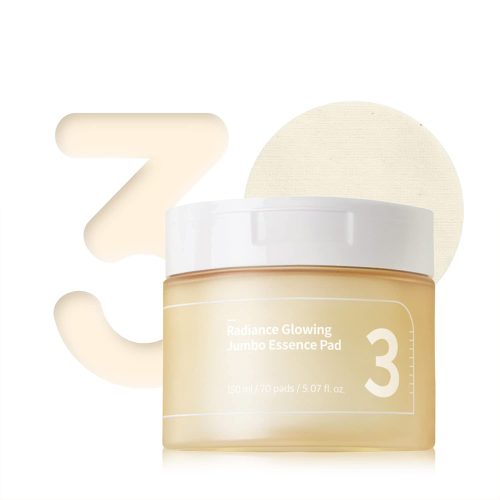 پد تونر درخشان و روشن کننده شماره 3 نامبوزین Numbuzin No.3 Radiance Glowing Jumbo Essence Pad