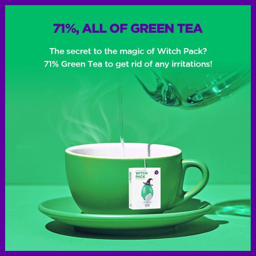 پک ماسک کنترل منافذ و تسکین دهنده خاک رس و چای سبز اسکین 1004 SKIN1004 Witch Pack Creamy Mud Pack with Green Tea
