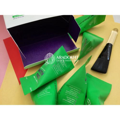 پک ماسک کنترل منافذ و تسکین دهنده خاک رس و چای سبز اسکین 1004 SKIN1004 Witch Pack Creamy Mud Pack with Green Tea