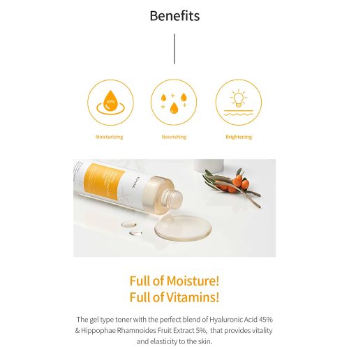تونر ویتامین هیالورونیک اسید آیونیک iUNIk Vitamin Hyaluronic Acid Vitalizing Toner