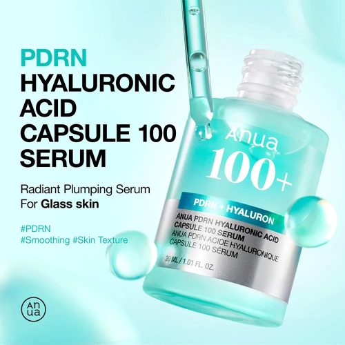 سرم آبرسان هیالورونیک اسید و PDRN آنوا Anua PDRN Hyaluronic Acid Capsule 100 Serum
