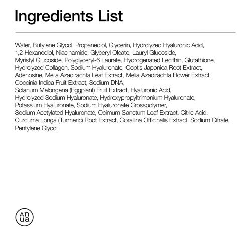 سرم آبرسان هیالورونیک اسید و PDRN آنوا Anua PDRN Hyaluronic Acid Capsule 100 Serum