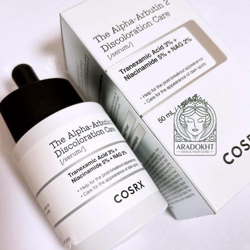 سرم آلفا آربوتین 2 درصد کوزارکس ضد لک و روشن کننده پوست COSRX The Alpha-Arbutin 2 Discoloration Care serum