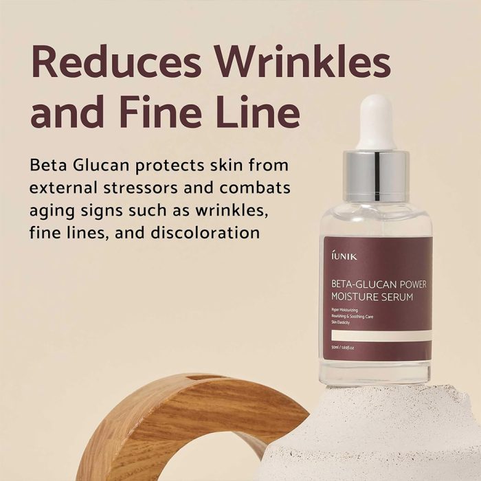 سرم بتاگلوکان آیونیک آبرسان قوی و تقویت کننده سد دفاعی پوست iUnik Beta-Glucan Power Moisture Serum