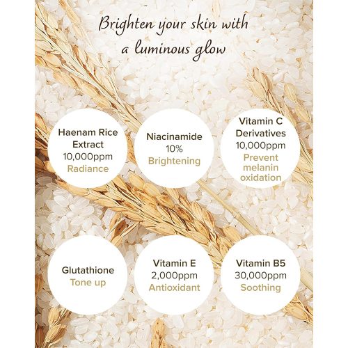 سرم تریپل ویتامین نیاسینامید 10 درصد و برنج مری اند می روشن کننده پوست Mary & May Rice Niacin 10% Triple Vitamin Serum