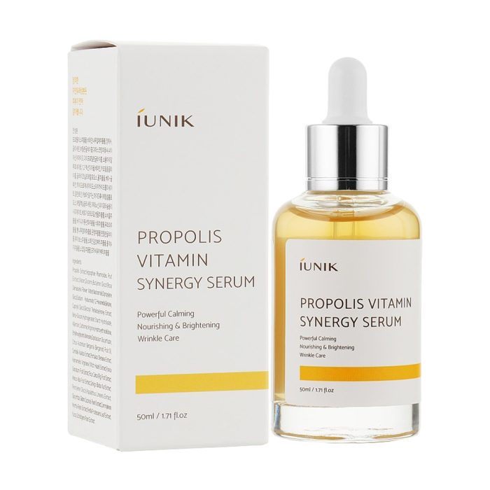 سرم سینرژی ویتامین پروپولیس آیونیک ضدالتهاب و روشن کننده پوست iUNIK Propolis Vitamin Synergy Serum