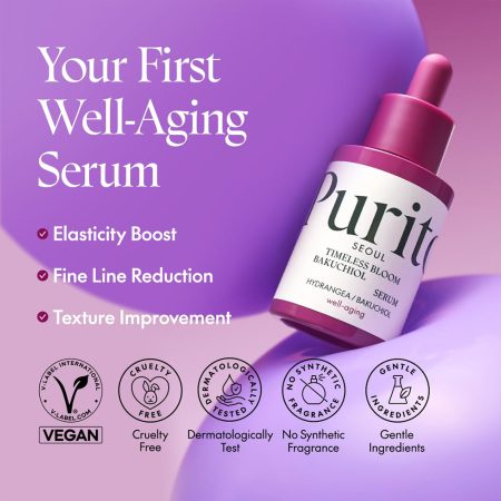 سرم ضد چروک و جوانساز باکوچیول بلوم پیوریتو Purito SEOUL Timeless Bloom Bakuchiol Serum