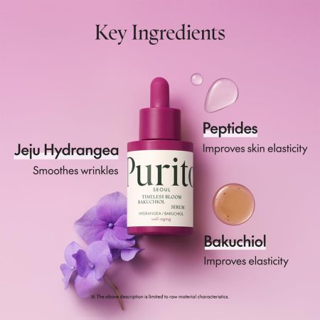 سرم ضد چروک و جوانساز باکوچیول بلوم پیوریتو Purito SEOUL Timeless Bloom Bakuchiol Serum