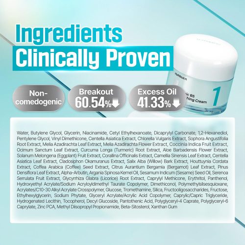سوتینگ کرم شماره 1 نامبوزین مرطوب کننده و تسکین دهنده پوست Numbuzin No.1 Pantothenic B5 Active Soothing Cream
