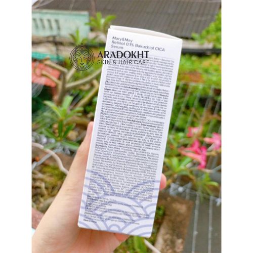سیکا سرم رتینول باکوچیول مری اند می Mary & May Retinol 0.1% Bakuchiol Cica Serum Seoul Edition