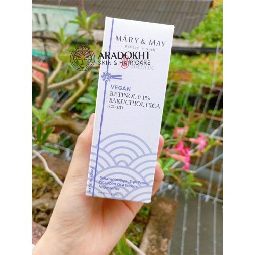 سیکا سرم رتینول باکوچیول مری اند می Mary & May Retinol 0.1% Bakuchiol Cica Serum Seoul Edition