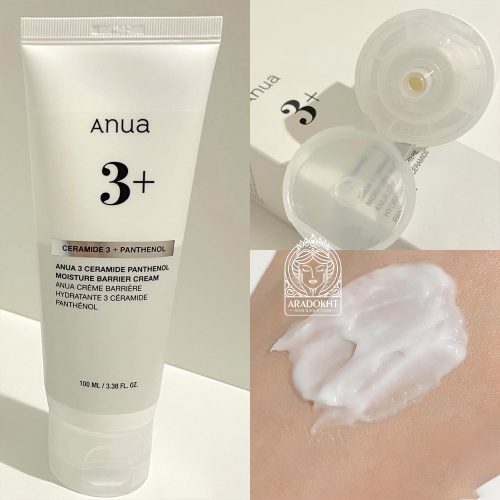 کرم 3 سراماید و پنتنول آنوا مرطوب کننده و تقویت کننده سد دفاعی پوست Anua 3 Ceramide Panthenol Moisture Barrier Cream