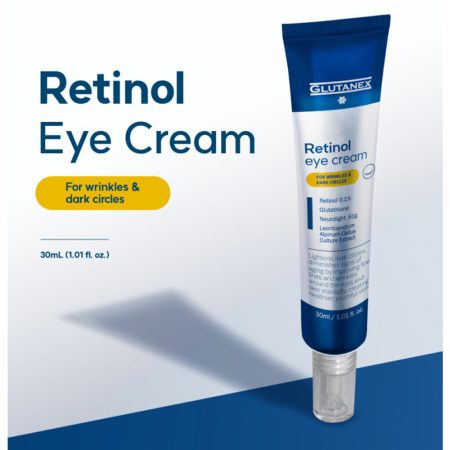 کرم دور چشم رتینول گلوتانکس نکسوس فارما روشن کننده و ضد چروک Nexus Pharma Glutanex Retinol Eye Cream