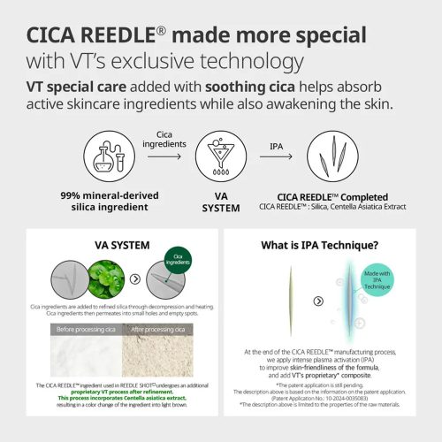 سرم ریدل شات رد بوستر 100 وی تی کازمتیک VT COSMETICS Red Booster Reedle Shot 100