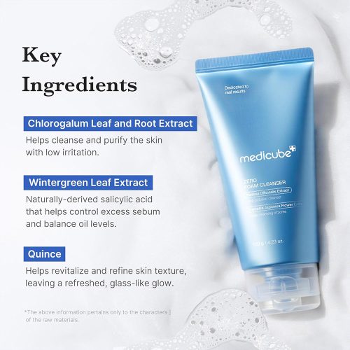 فوم شستشوی کنترل منافذ مدی کیوب Medicube Zero Foam Cleanser