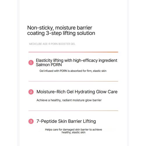 ژل بوستر ضد چروک PDRN مدی کیوب Medicube PDRN Booster Gel
