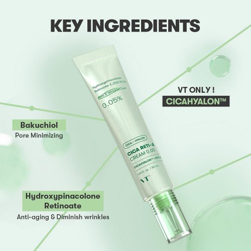 کرم رتینول وی تی کازمتیک ضد چروک و جوانساز پوست VT Cosmetics Cica Reti-A Cream 0.05%